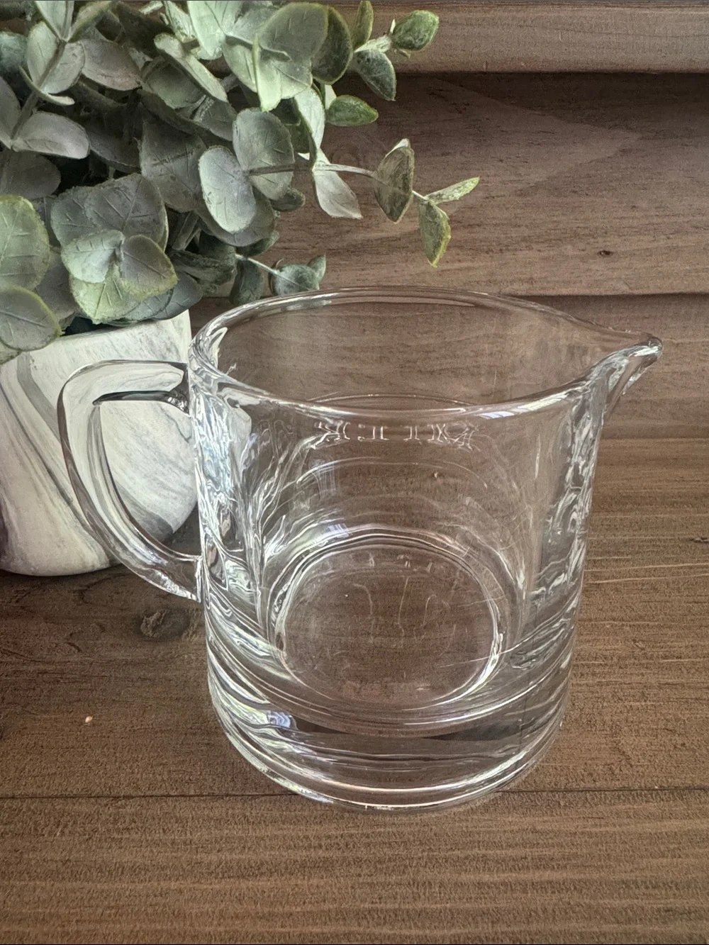 Hearth & Hand Glass Cream Pitcher